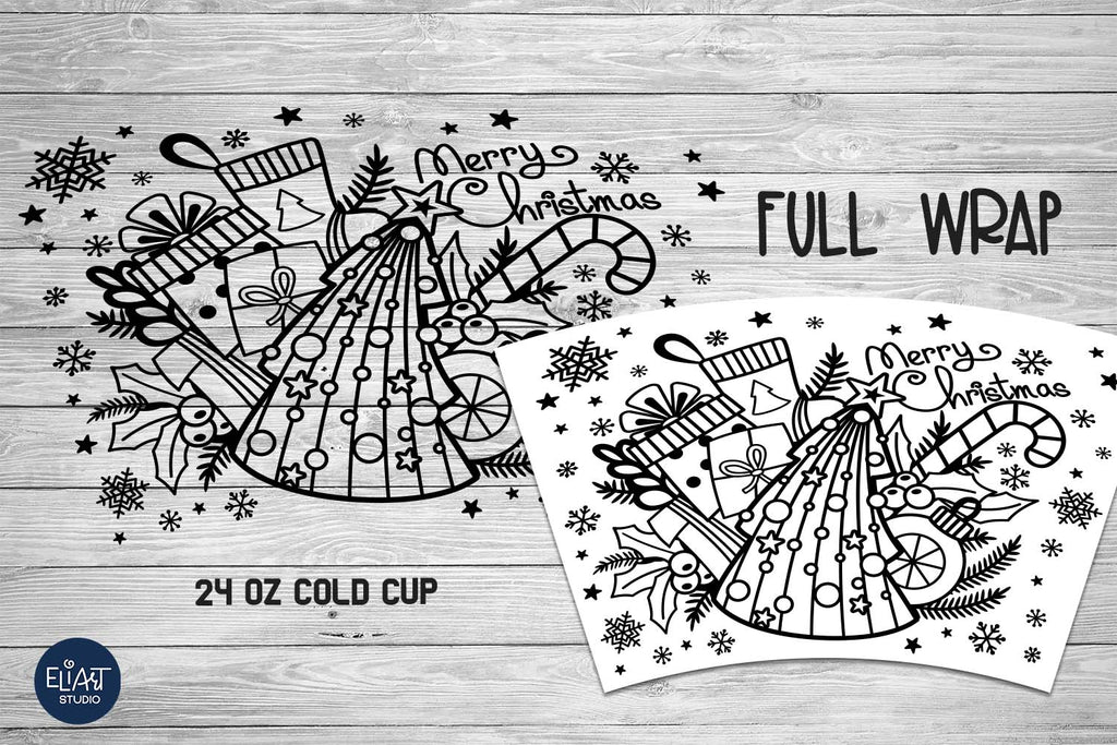 Cold Cup SVG NO HOLE Cup Wrap Svg Cold Cup Wrap Svg No Hole Cup Svg Designs  No Hole Cold Cup Svg Bundle Full Cup Wrap Svg N…