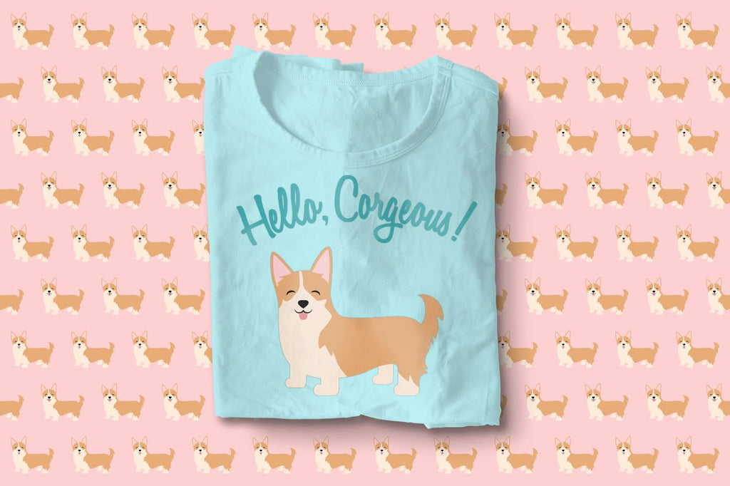 Corgi Hello Corgeous So Fontsy
