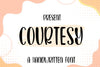 Courtesy Font JH-CreativeFont