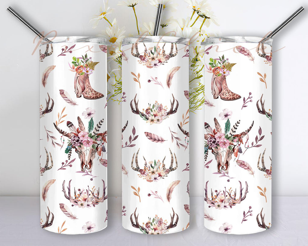 Cowgirl 20 oz Skinny Tumbler Sublimation Design Digital Download PNG ...