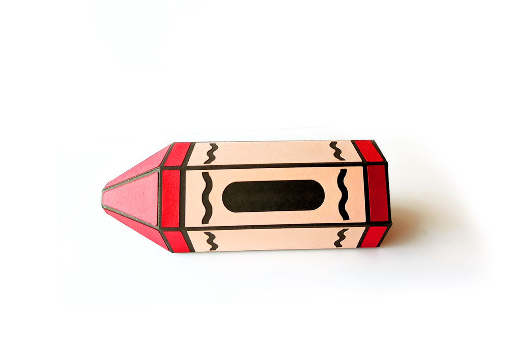 Crayon Box Template 3D Crayon Box Template Crayon Box Favor Box