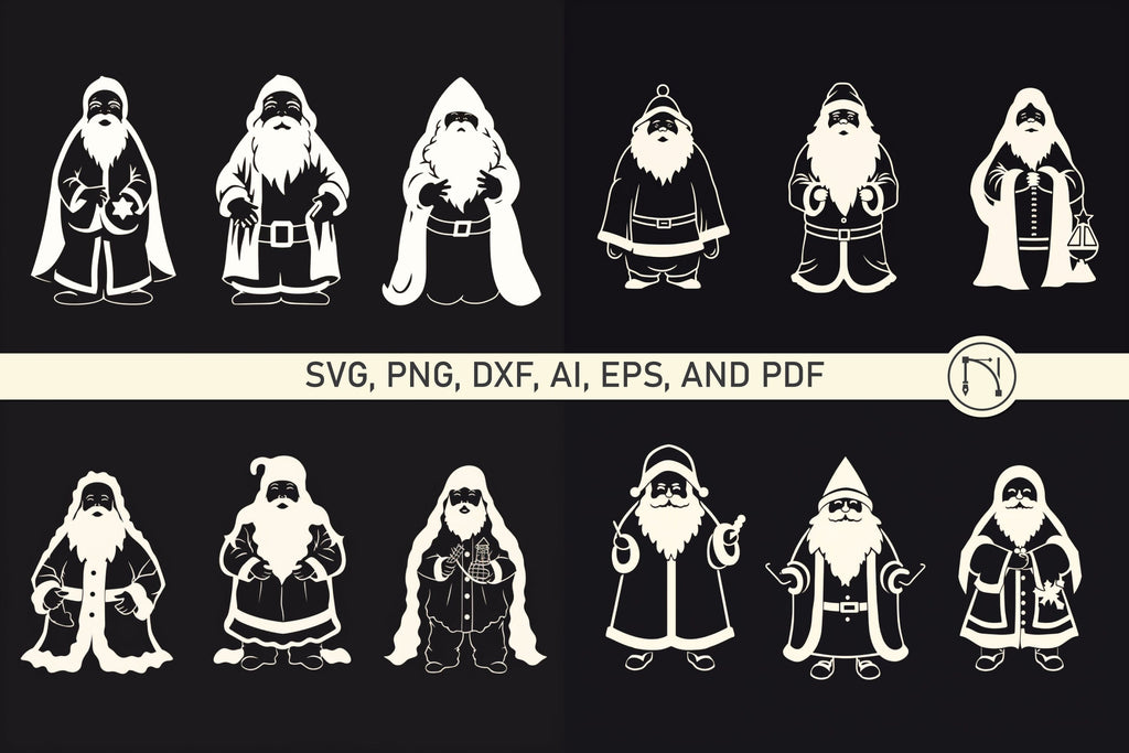 Cricut Christmas Santa Claus SVG bundle - So Fontsy