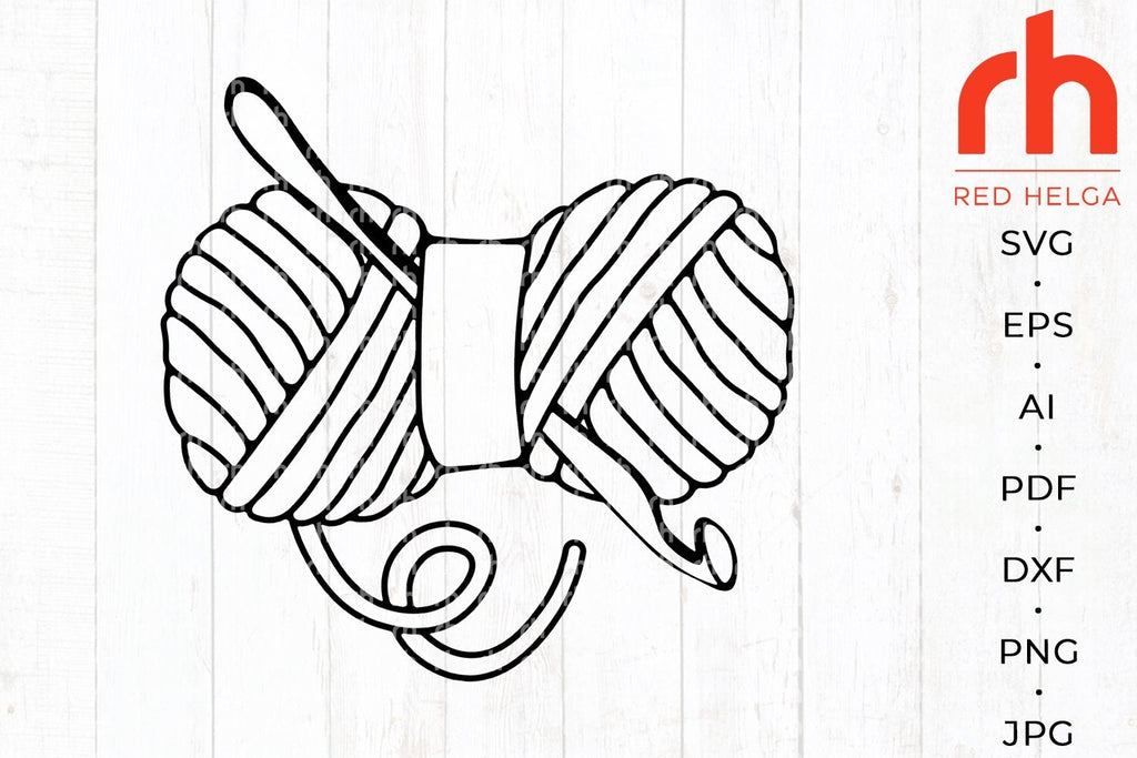 Crochet yarn ball svg Crochet hook svg Love crochet svg So Fontsy