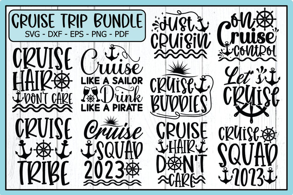 Cruise Ship SVG Bundle  Cruise T-shirt SVG Bundle - So Fontsy