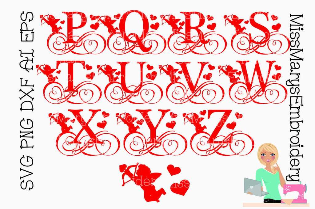 Cupid Letters So Fontsy