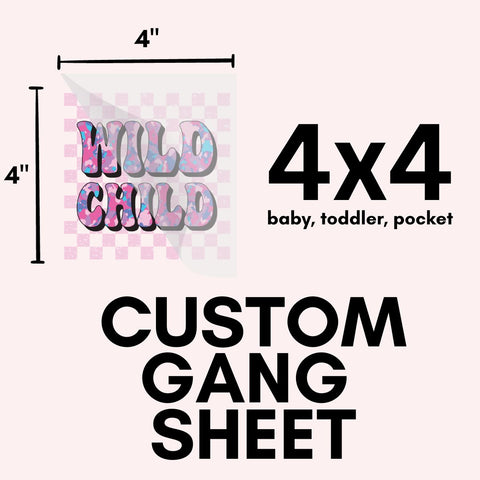 Custom Iron On / DTF Transfer Gang Sheet Builder - TESTING DO NOT ORDER, IT WILL BE CANCELLED Physical So Fontsy T-Shirt Iron-On Transfer Shop 4 x 4 
