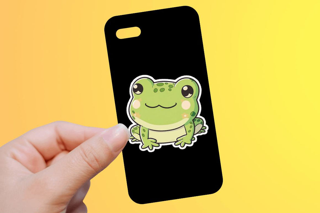 Cute Kawaii Frog Stickers Bundle - So Fontsy
