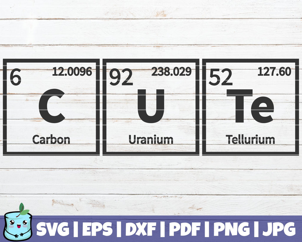 Cute Periodic Table So Fontsy