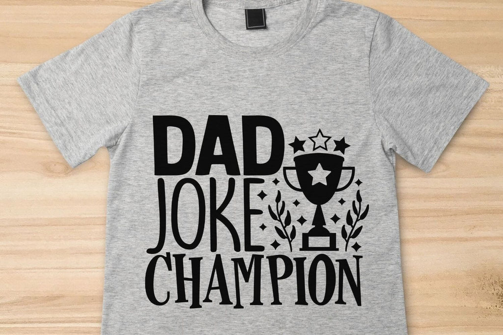 Dad Joke Champion| Father's Day SVG Cutting Files. - So Fontsy
