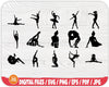 Dance SVG Cut File | Dancers Svg | Dancer Clipart | Dancer Silhouettes | Dance Mom Svg SVG TonisArtStudio