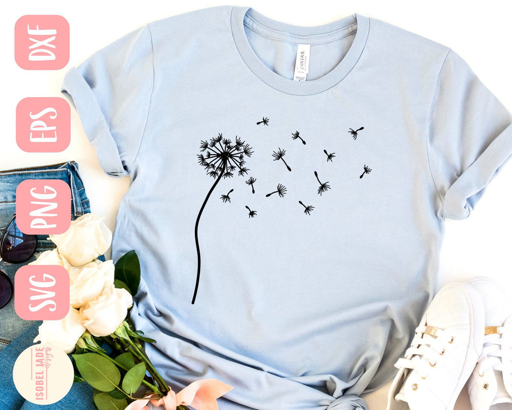 Simple Dandelion T-shirt Designs Bundle