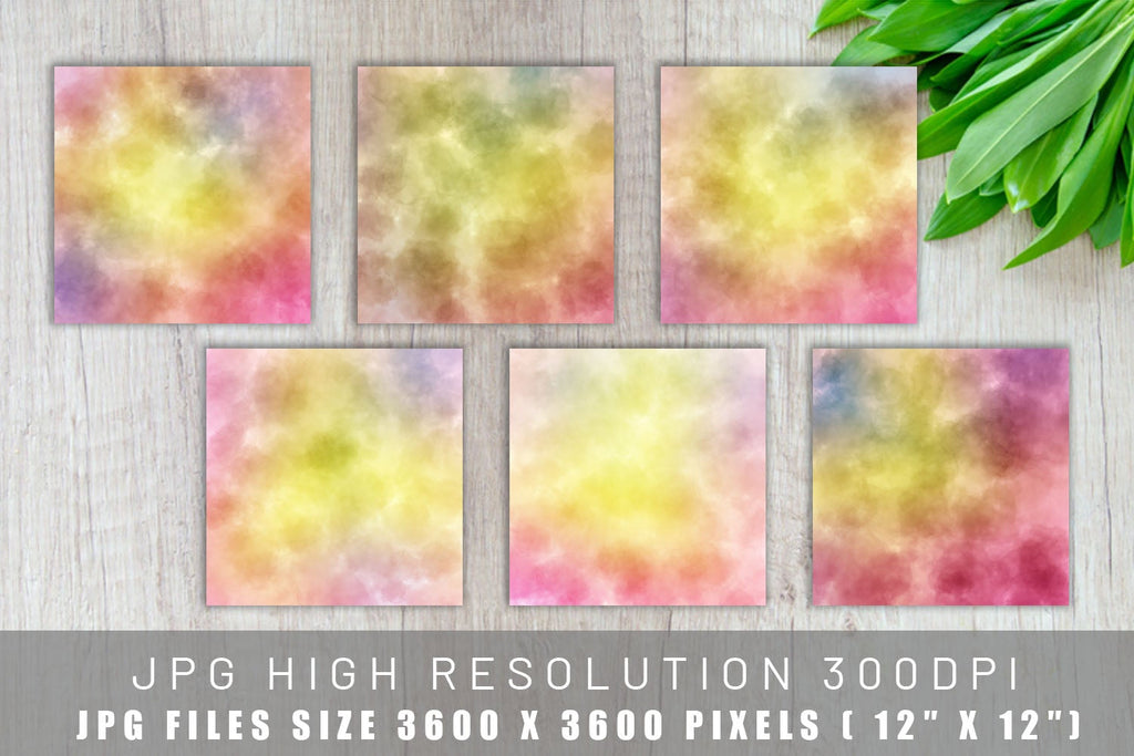 Digital Paper Watercolor background - So Fontsy