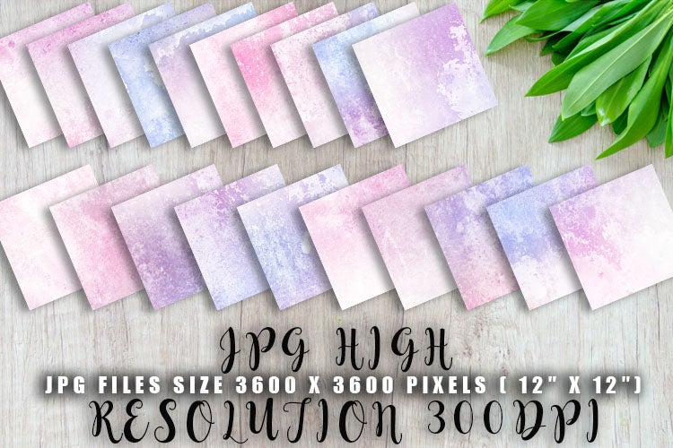 Digital Paper texture grunge gradient pastel color background - So Fontsy