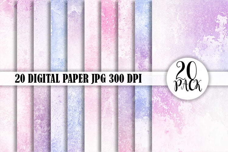 Digital Paper texture grunge gradient pastel color background - So Fontsy