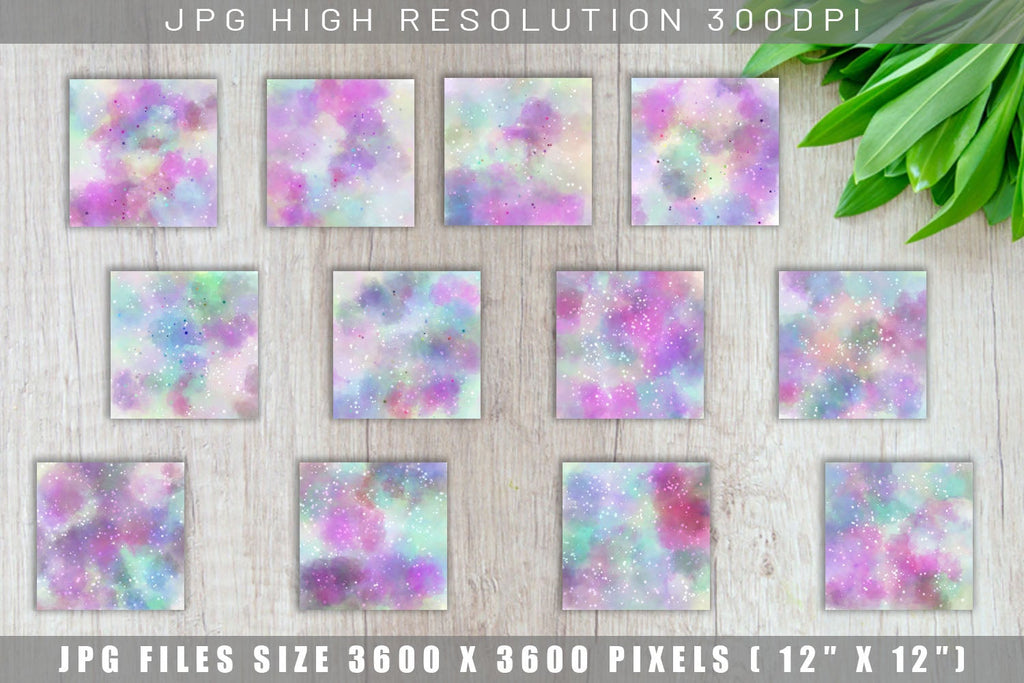 Digital Paper Watercolor background - So Fontsy