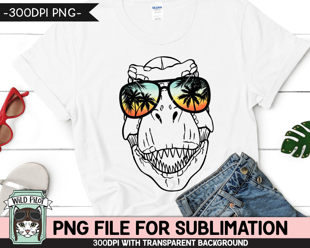 T-Rex Dinosaur Sublimation Design T-Rex Png T-Rex Dinosaur 