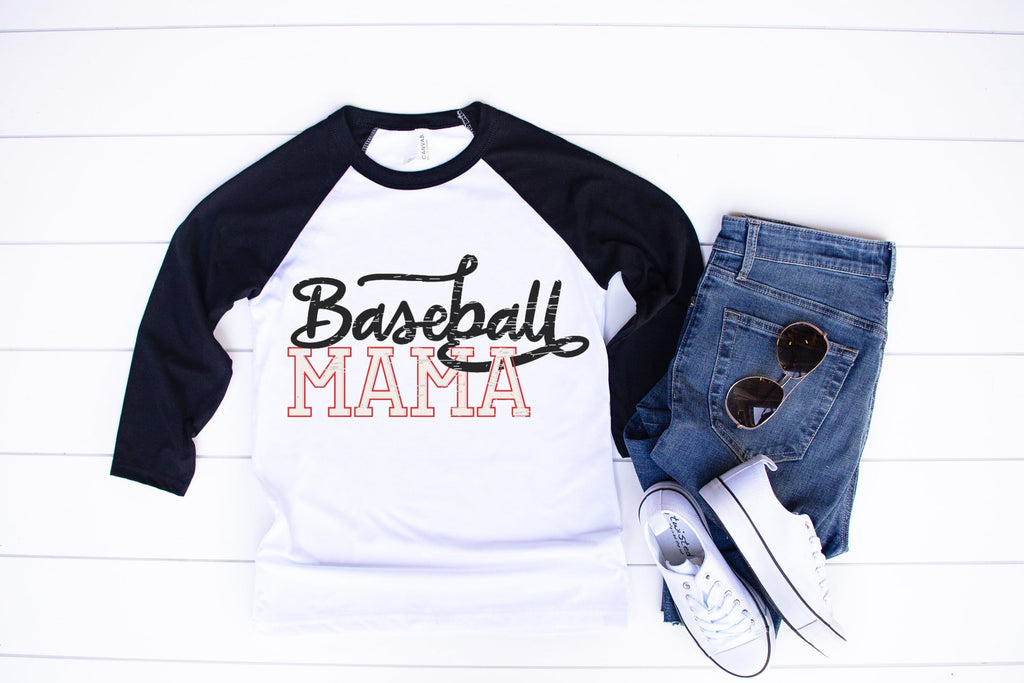 Baseball SVG Baseball Mom htv Tshirt Design Vinyl (SVG and DXF