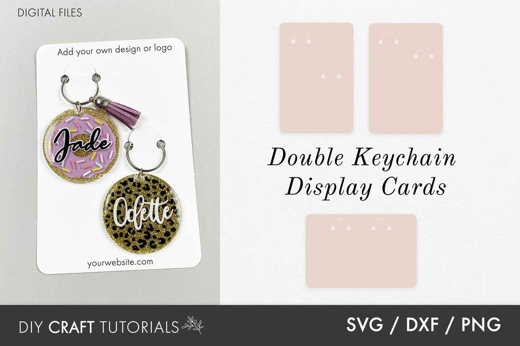 Keychain Display Card SVG