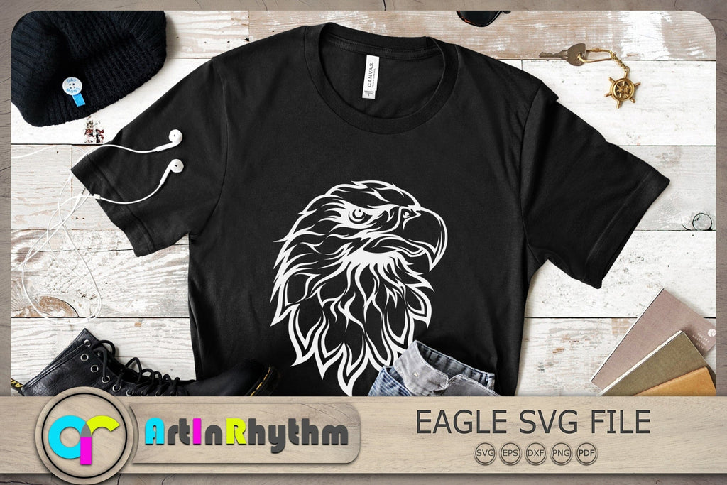 Eagle Head SVG cut file at