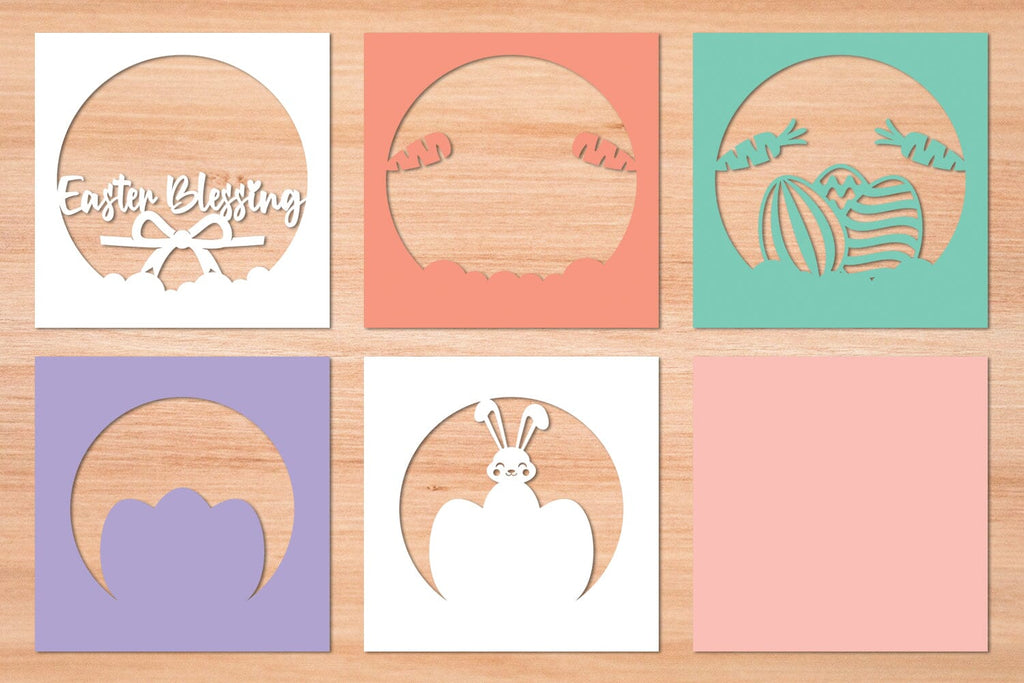 Easter Blessing - 3D Layered Paper Cut SVG v7 - So Fontsy