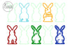 Easter Bunny Multilayer Laser Cut Files, Mandala, SVG, 3D Designs SVG LaserCutano