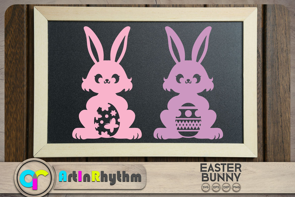 Easter bunny svg bundle / Easter rabbit svg bundle - So Fontsy