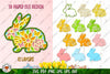 Easter Bunny SVG,3D Bunny,Easter Bunny Cut File,Flower Bunny 3D Paper Digital Craftyfox