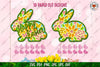 Easter Bunny SVG,3D Bunny,Easter Bunny Cut File,Flower Bunny 3D Paper Digital Craftyfox
