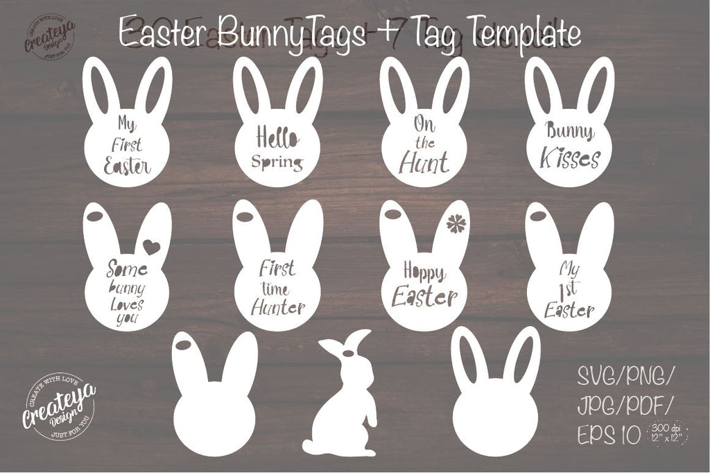easter-bunny-tag-easter-basket-tags-easter-tags-svg-so-fontsy for Free Printable Easter Basket Tags Easter bunny tag Easter basket tags Easter tags svg - So Fontsy for Free Printable Easter Basket Tags