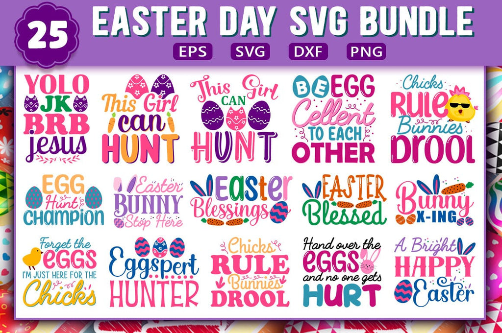Easter Day SVG Bundle - So Fontsy