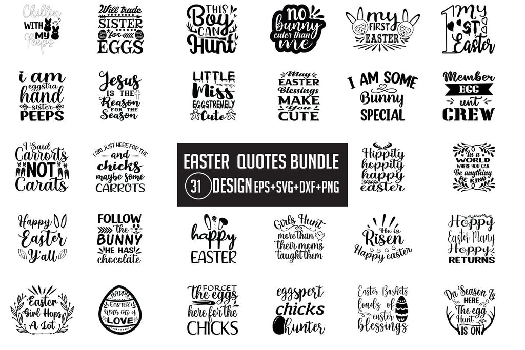 Easter SVG bundle 31 design - So Fontsy
