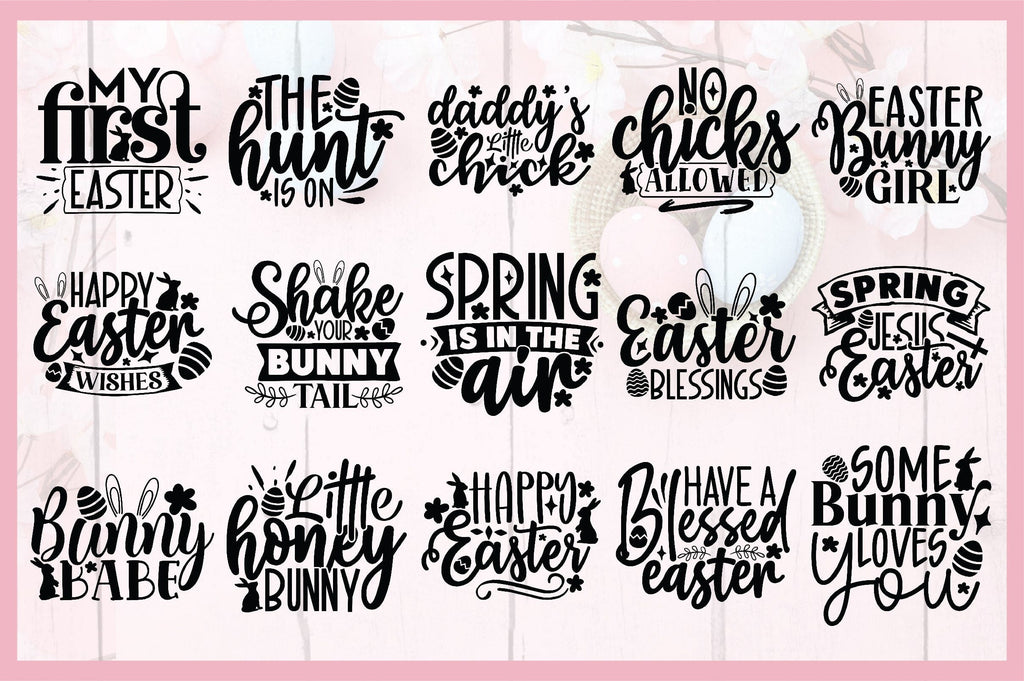 Easter SVG Bundle - So Fontsy