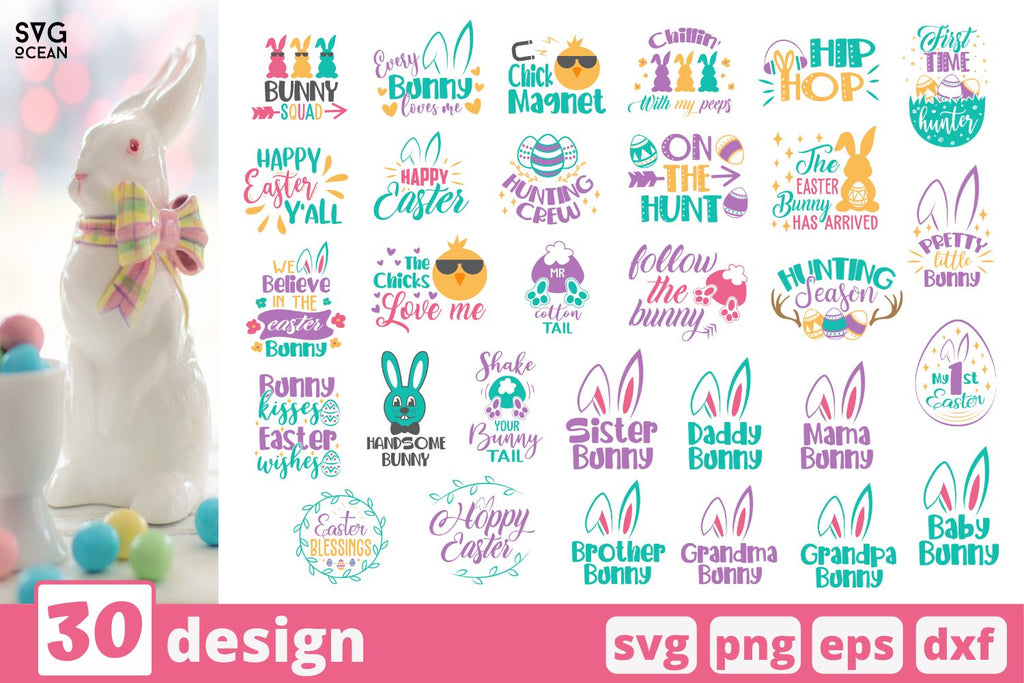 Easter SVG Bundle - So Fontsy
