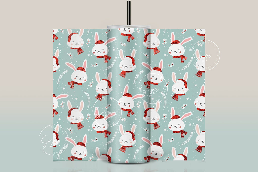 Easter Tumbler PNG Sublimation, Bunny Tumbler Png - So Fontsy