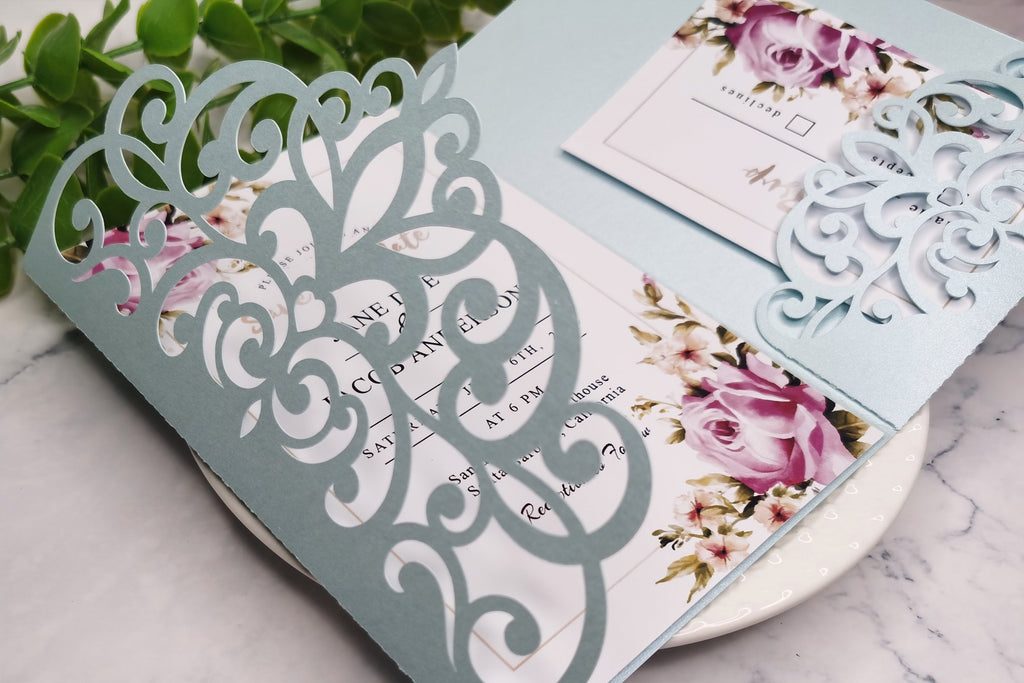 Tri Fold Wedding Invitation Template Diy Triple Invitation Tutorial