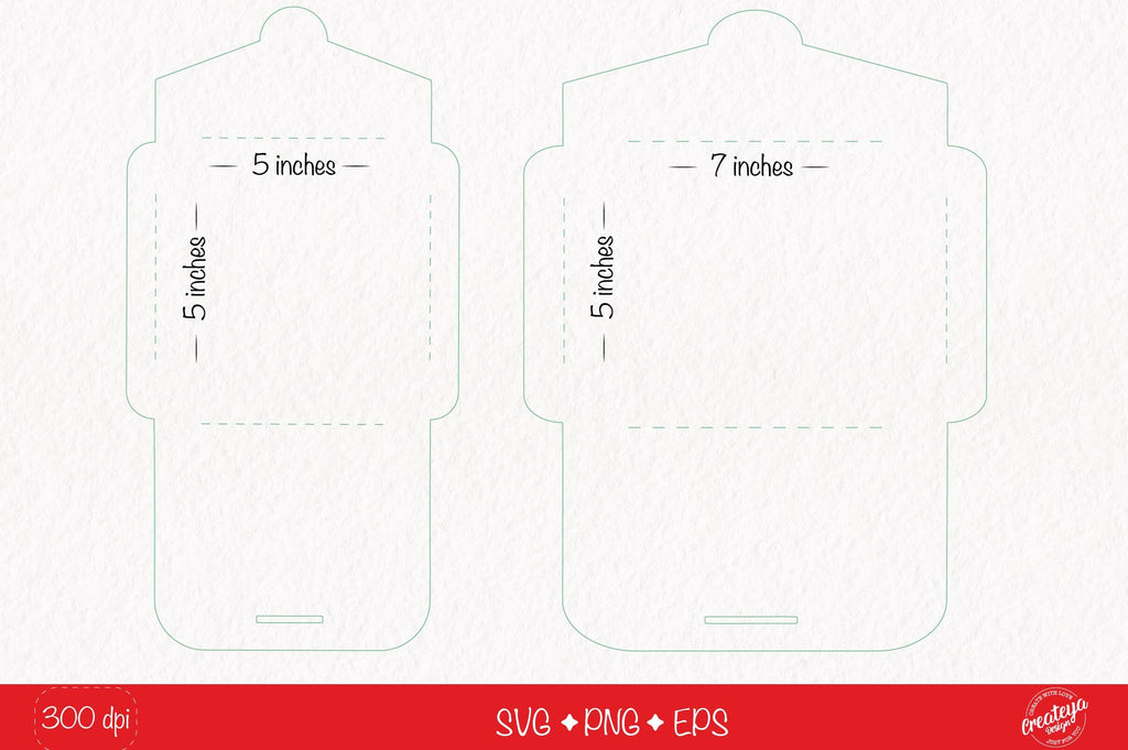Envelope Template, Envelope svg, Printable envelope for 5*5 and 5*7 inches insert cards - So Fontsy envelope-template-envelope-svg-printable-envelope-for-5-5-and-5-7-inches-insert-cards-so-fontsy