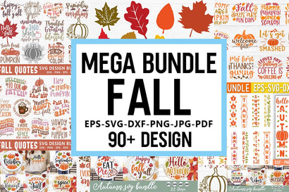Fall Mega Bundle, Fall SVG Bundle, Fall Quote Bundle SVG FiveStarCrafting 