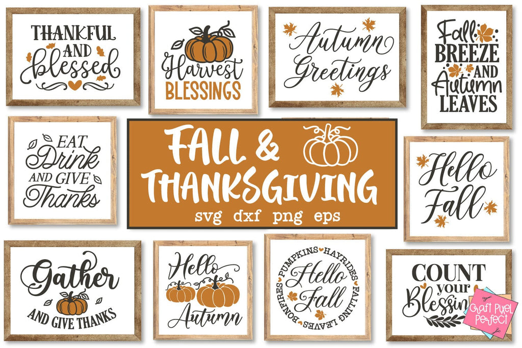 Thanksgiving Date SVG Bundle