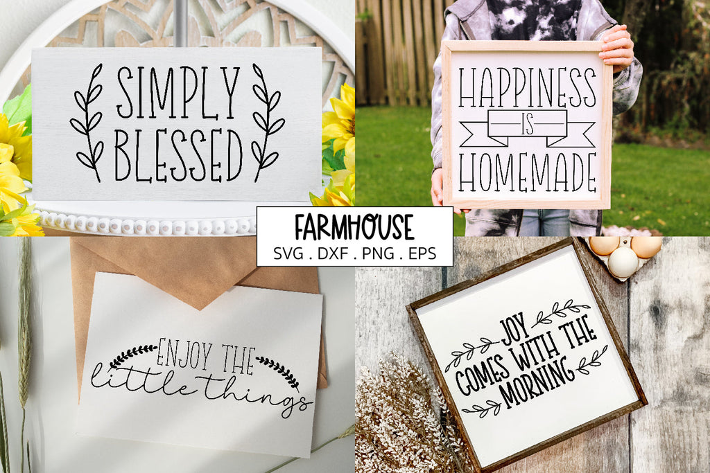 Farmhouse Family SVG Mini Bundle - So Fontsy