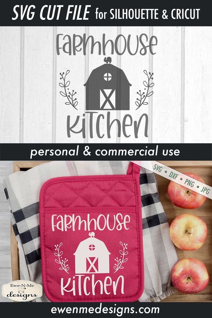 Farmhouse Kitchen - Barn - SVG - So Fontsy