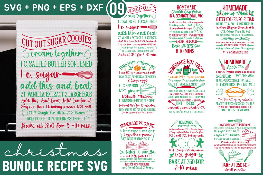 Farmhouse Kitchen SVG Bundle - So Fontsy