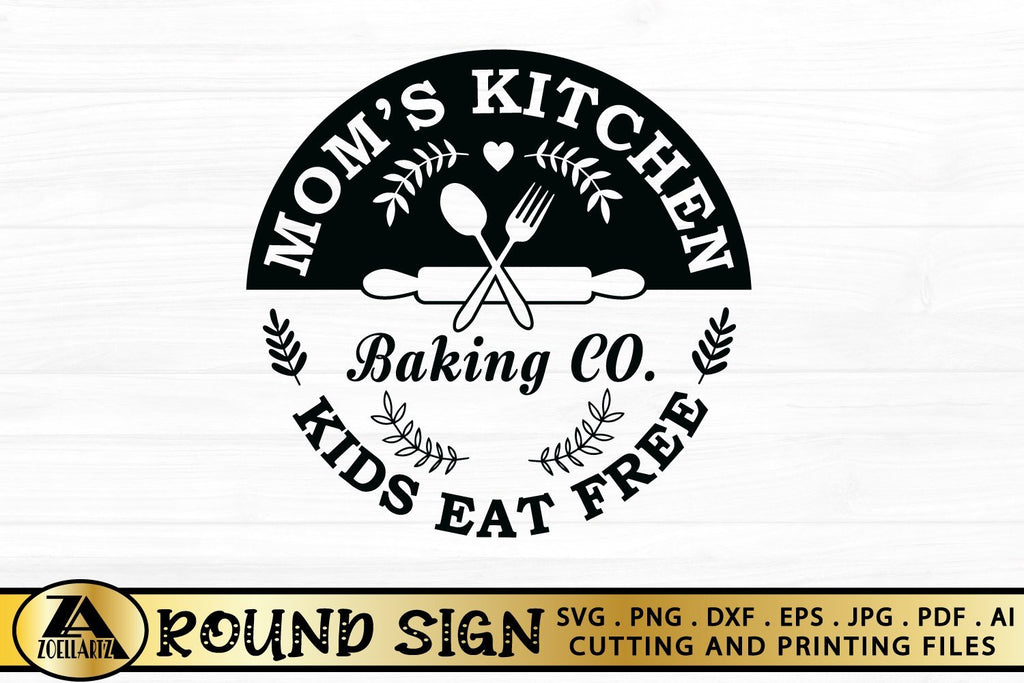 Mom's Kitchen Round Board – KraftworksByAsh