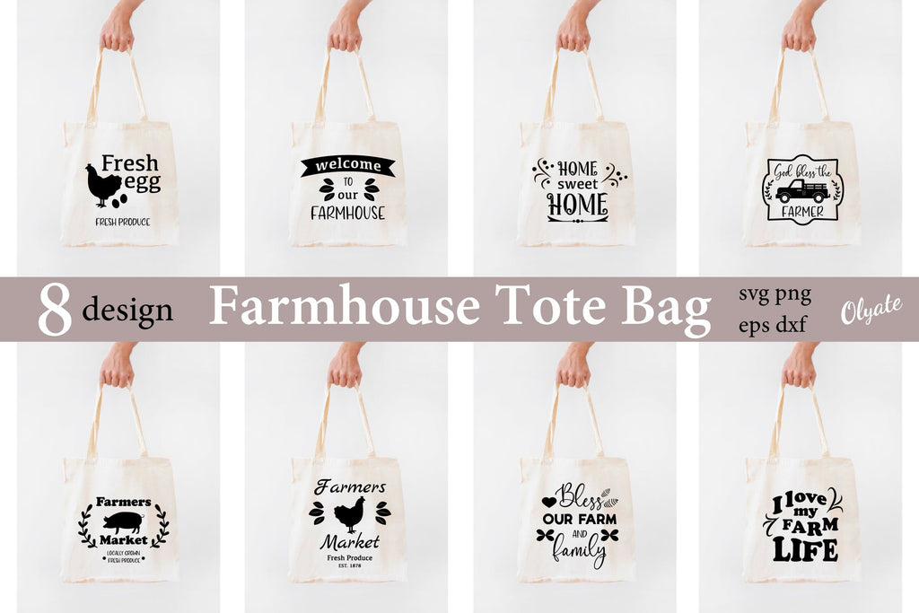 Tote Bag Svg Design Bundle, Tote Bag Quotes Svg, Home Decor Saying By  Regulrcrative