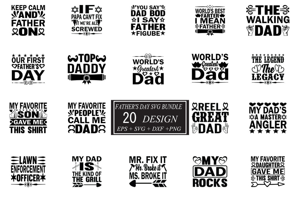 Father's Day svg bundle 20 design - So Fontsy