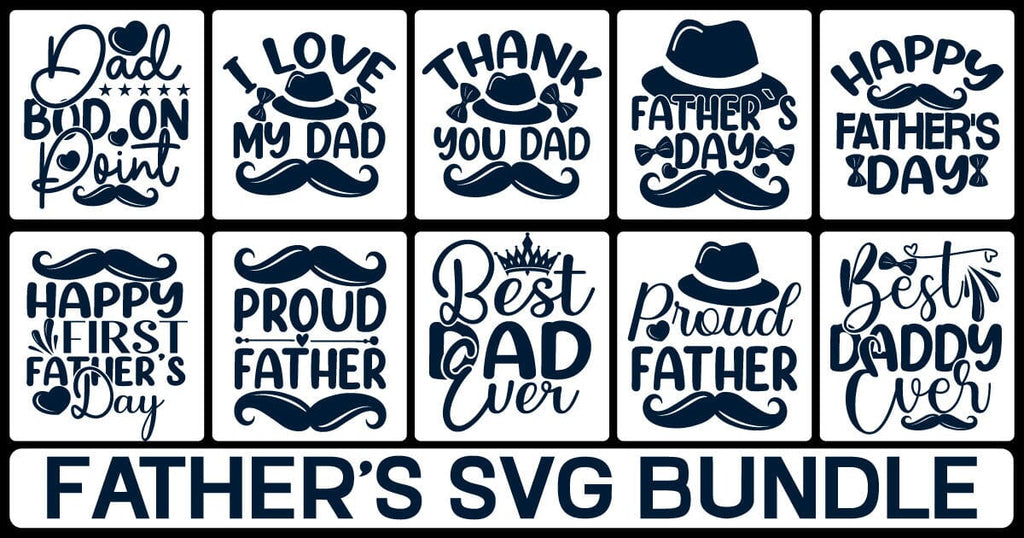 father's day svg bundle - So Fontsy