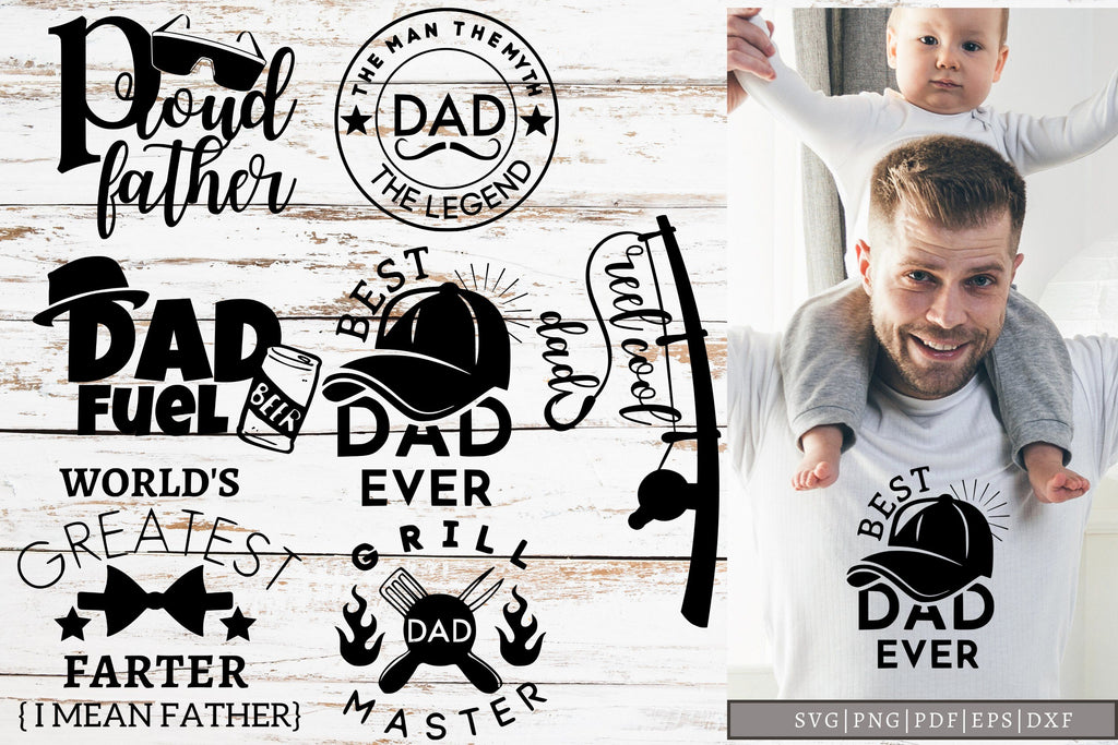 Father's Day SVG Bundle - So Fontsy