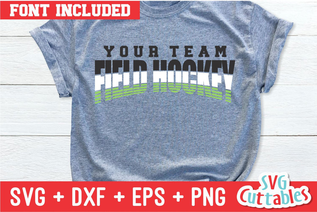 Field Hockey Template 002 - So Fontsy