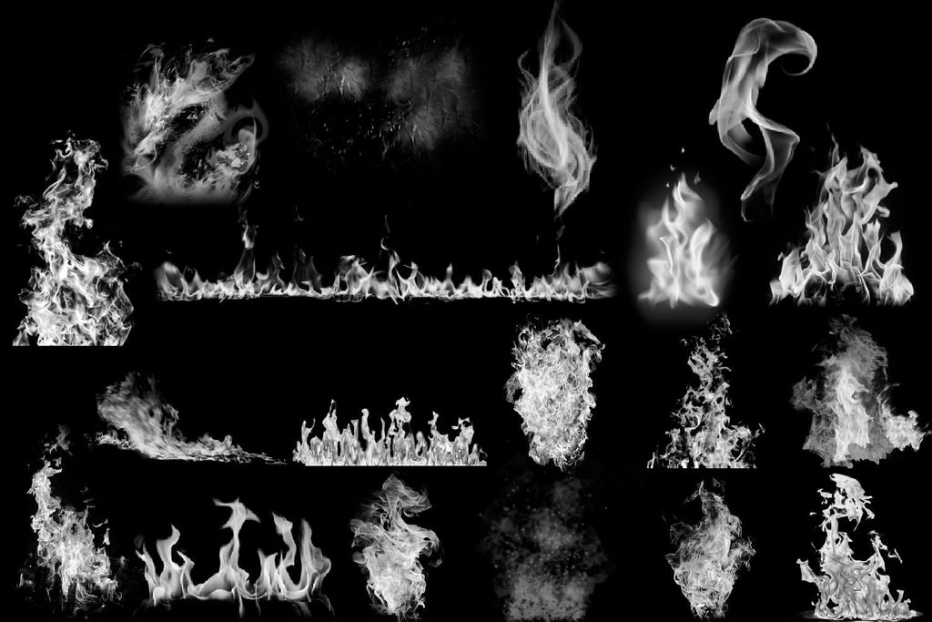 Fire Procreate Brushes - Design Cuts