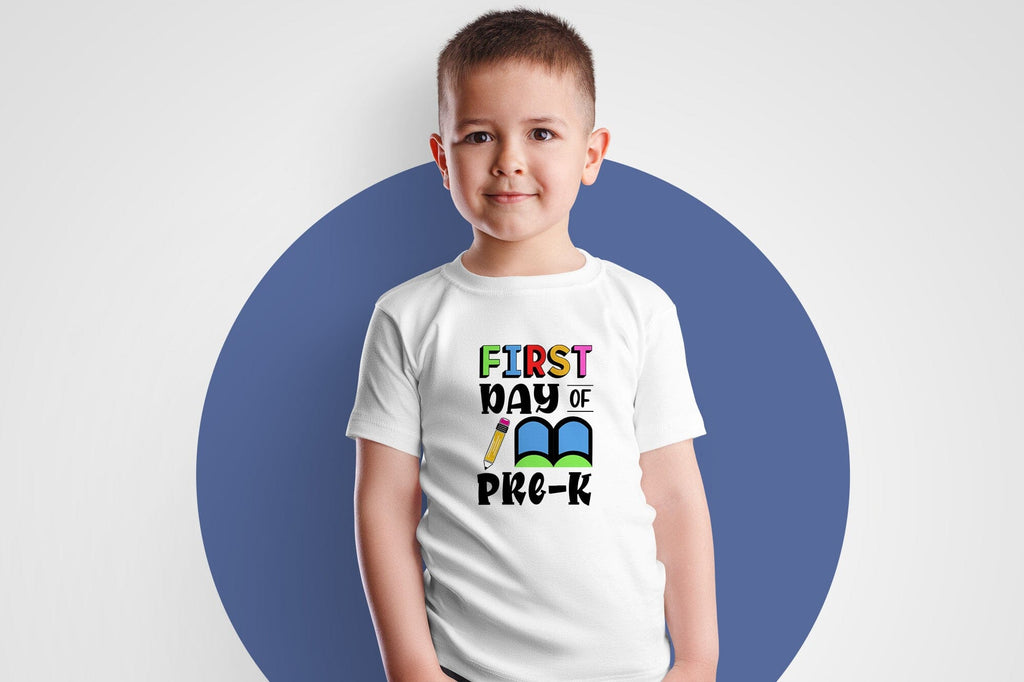 First Day of Pre-k SVG, Back to School SVG - So Fontsy