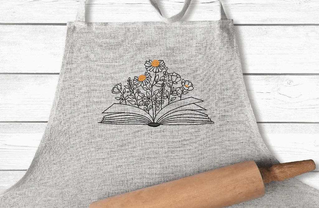 Floral Book 2 Machine Embroidery Design So Fontsy